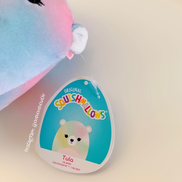 Tula 5" Cotton Candy Bear Squishmallow Kellytoys - Picture 3 of 8